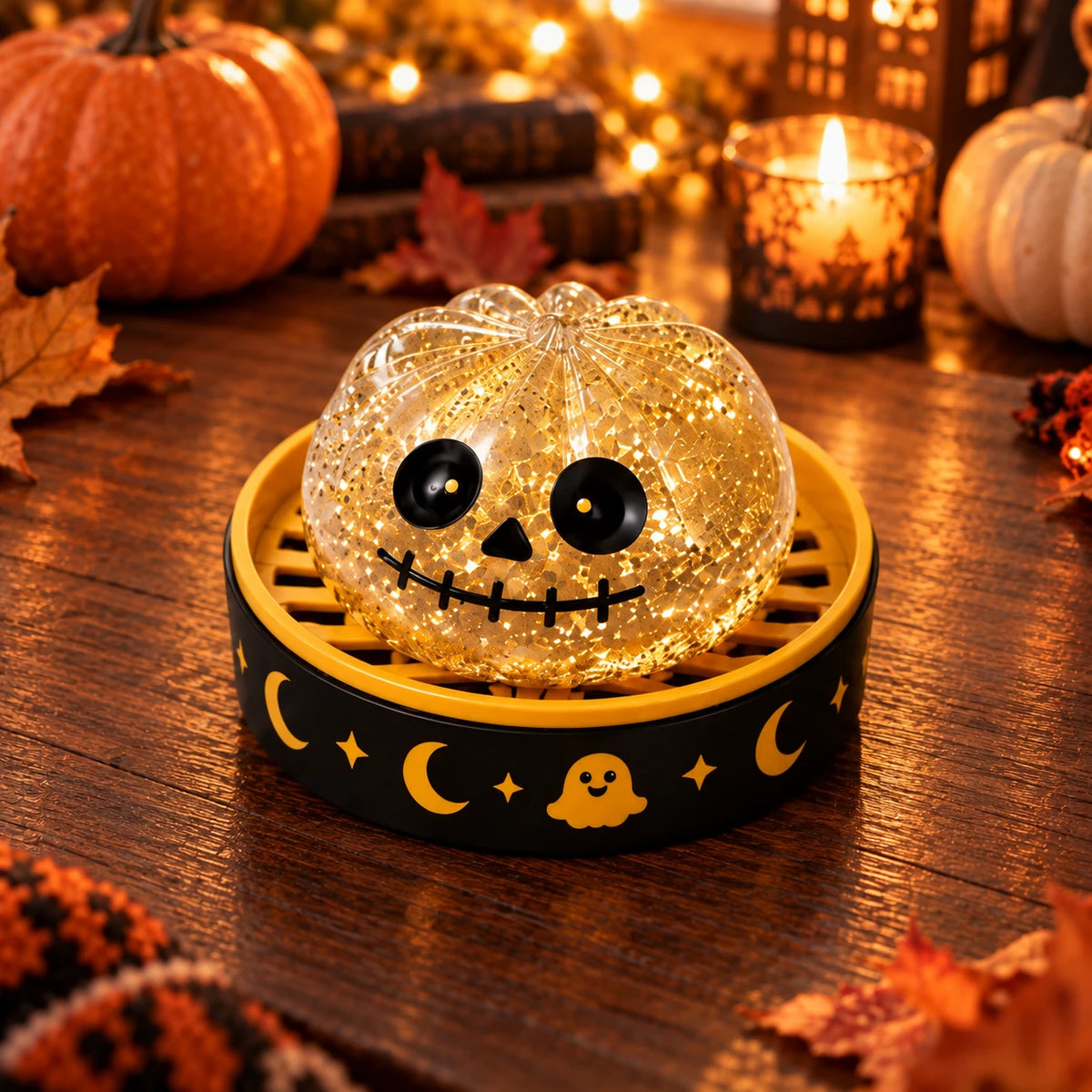 Squishy Halloween crâne doré
